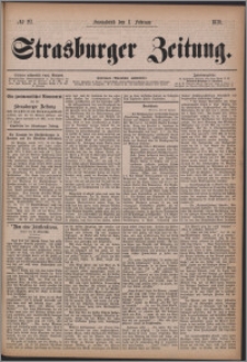 Strasburger Zeitung 01.02.1879, nr 27