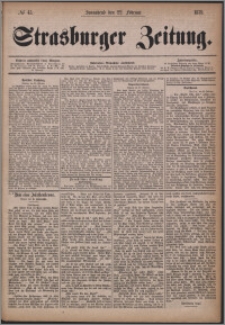 Strasburger Zeitung 22.02.1879, nr 45