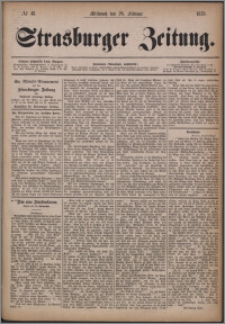 Strasburger Zeitung 26.02.1879, nr 48