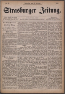 Strasburger Zeitung 27.02.1879, nr 49