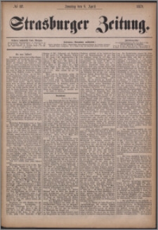 Strasburger Zeitung 06.04.1879, nr 82