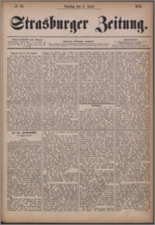 Strasburger Zeitung 08.04.1879, nr 83