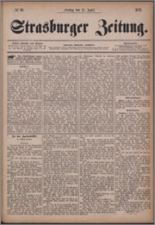 Strasburger Zeitung 11.04.1879, nr 86