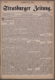 Strasburger Zeitung 13.04.1879, nr 87