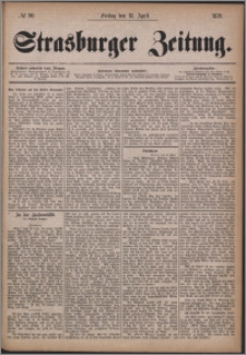 Strasburger Zeitung 18.04.1879, nr 90