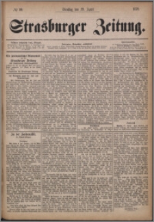 Strasburger Zeitung 29.04.1879, nr 99
