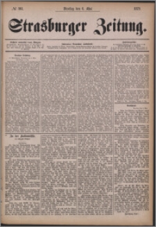 Strasburger Zeitung 06.05.1879, nr 105