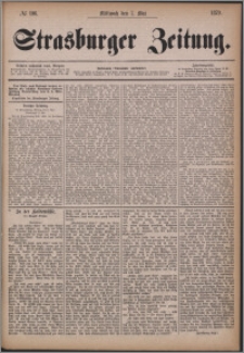 Strasburger Zeitung 07.05.1879, nr 106