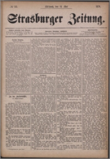 Strasburger Zeitung 14.05.1879, nr 111