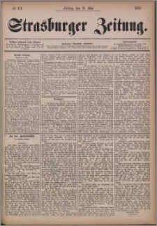 Strasburger Zeitung 16.05.1879, nr 113