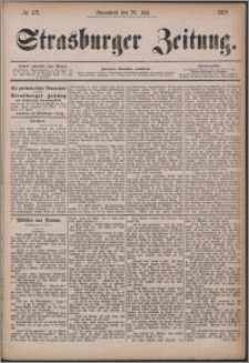 Strasburger Zeitung 26.07.1879, nr 172