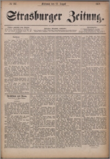 Strasburger Zeitung 13.08.1879, nr 187