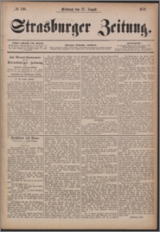 Strasburger Zeitung 27.08.1879, nr 199