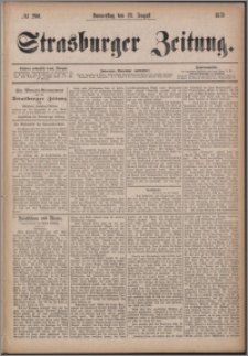 Strasburger Zeitung 28.08.1879, nr 200
