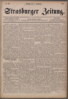 Strasburger Zeitung 09.09.1879, nr 210