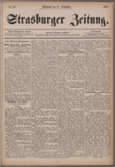 Strasburger Zeitung 17.09.1879, nr 217