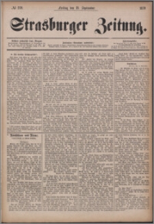 Strasburger Zeitung 19.09.1879, nr 219
