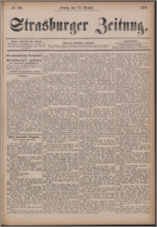 Strasburger Zeitung 24.10.1879, nr 249