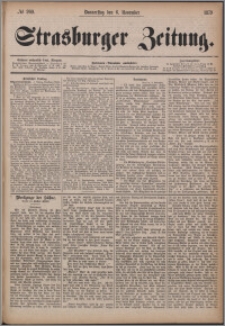 Strasburger Zeitung 06.11.1879, nr 260