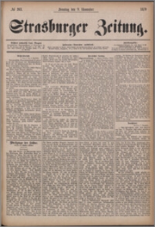 Strasburger Zeitung 09.11.1879, nr 263