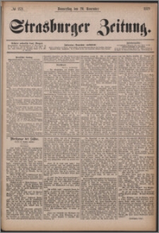Strasburger Zeitung 20.11.1879, nr 272