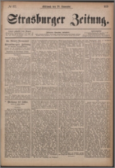 Strasburger Zeitung 26.11.1879, nr 277