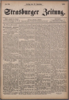 Strasburger Zeitung 28.11.1879, nr 279
