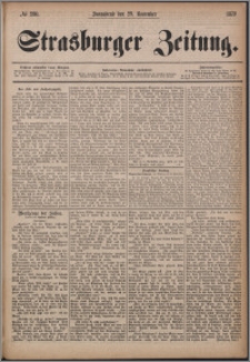 Strasburger Zeitung 29.11.1879, nr 280