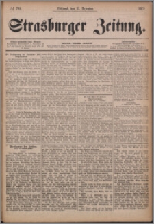 Strasburger Zeitung 17.12.1879, nr 295