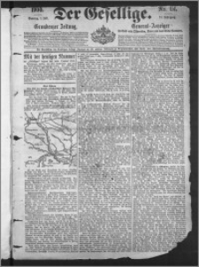 Der Gesellige : Graudenzer Zeitung 1900.07.01, Jg. 74, No. 151