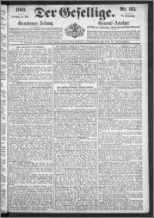 Der Gesellige : Graudenzer Zeitung 1900.07.15, Jg. 75, No. 163