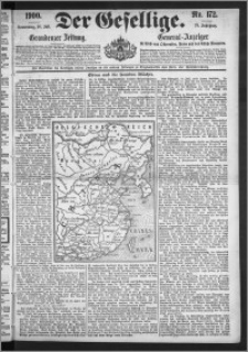 Der Gesellige : Graudenzer Zeitung 1900.07.26, Jg. 75, No. 172