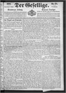 Der Gesellige : Graudenzer Zeitung 1900.08.02, Jg. 75, No. 178