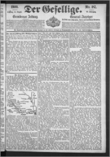 Der Gesellige : Graudenzer Zeitung 1900.08.12, Jg. 75, No. 187