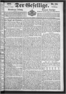 Der Gesellige : Graudenzer Zeitung 1900.08.15, Jg. 75, No. 189