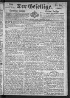 Der Gesellige : Graudenzer Zeitung 1900.08.25, Jg. 75, No. 198