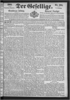 Der Gesellige : Graudenzer Zeitung 1900.09.01, Jg. 75, No. 204