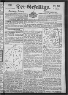 Der Gesellige : Graudenzer Zeitung 1900.09.12, Jg. 75, No. 213