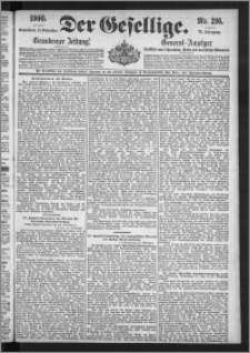 Der Gesellige : Graudenzer Zeitung 1900.09.15, Jg. 75, No. 216