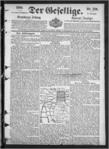 Der Gesellige : Graudenzer Zeitung 1900.09.20, Jg. 75, No. 220