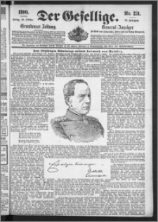 Der Gesellige : Graudenzer Zeitung 1900.10.26, Jg. 75, No. 251