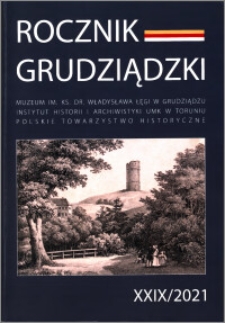Rocznik Grudziądzki T. 29