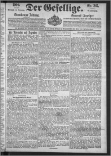 Der Gesellige : Graudenzer Zeitung 1900.11.14, Jg. 75, No. 267