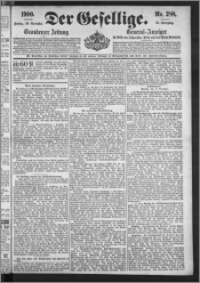 Der Gesellige : Graudenzer Zeitung 1900.11.30, Jg. 75, No. 280