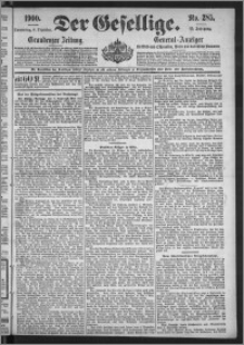 Der Gesellige : Graudenzer Zeitung 1900.12.06, Jg. 75, No. 285
