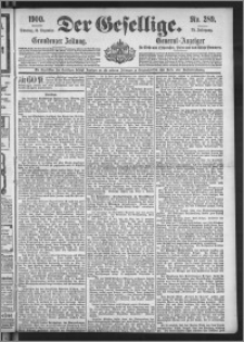 Der Gesellige : Graudenzer Zeitung 1900.12.11, Jg. 75, No. 289
