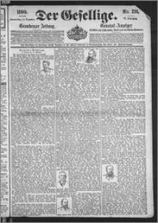 Der Gesellige : Graudenzer Zeitung 1900.12.13, Jg. 75, No. 291