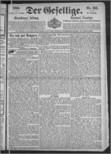 Der Gesellige : Graudenzer Zeitung 1900.12.28, Jg. 75, No. 302