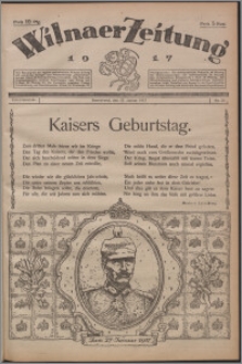 Wilnaer Zeitung 1917.01.27, no. 26