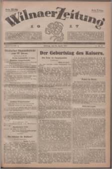 Wilnaer Zeitung 1917.01.28, no. 27